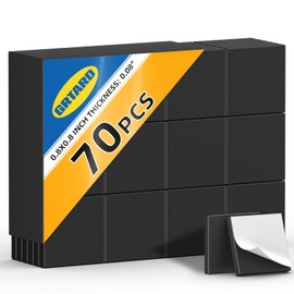 Grtard 70 Pcs Square Magnets with Adhesive Backing, Magnetic Tape, Magnet Dots, Flexible Self Adhesive Magnets for Crafts, Magnetic Strips Small Sticky Magnetic Dots for Hanging (Square)