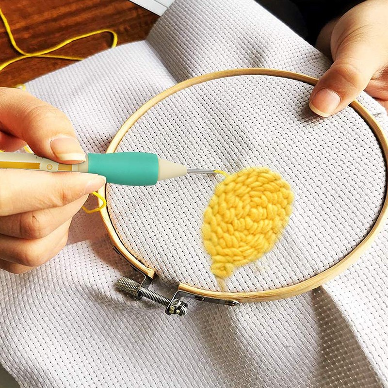 Embroidery Needles Stitching Punch Pen Set, Embroidery Pen Punch Needle