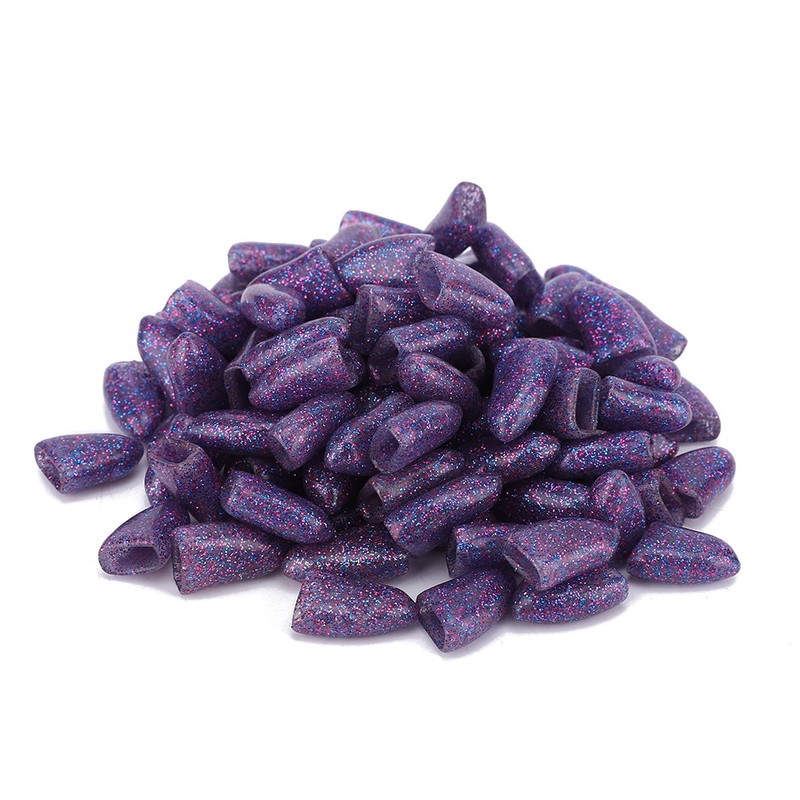 100PCS Pet Dog Soft PVC Nail Cover Paw Claw Cap