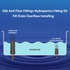 Toolazy Ebb & Flow Fitting Kit，Ebb and Flow Fitting Complete