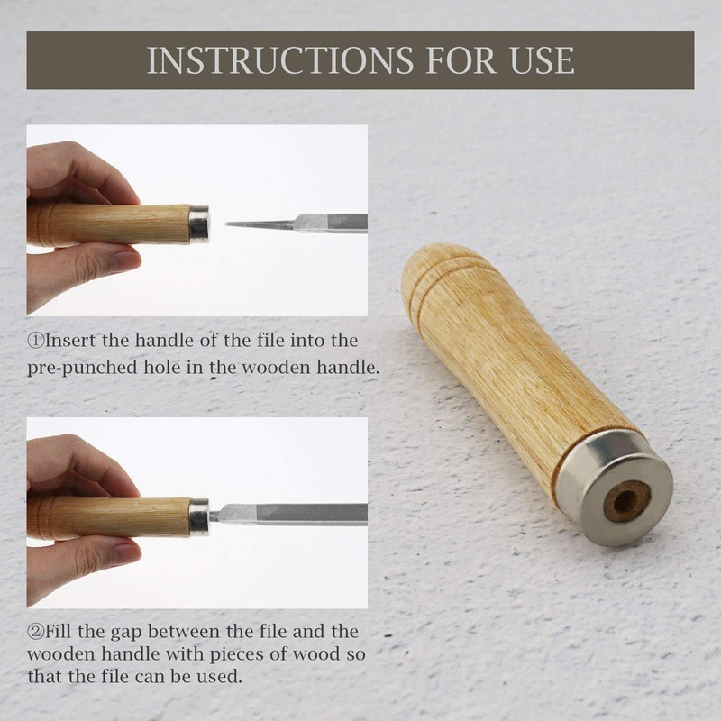 Create idea 10x Wooden File Handle for Garage Woodworking Carpenter