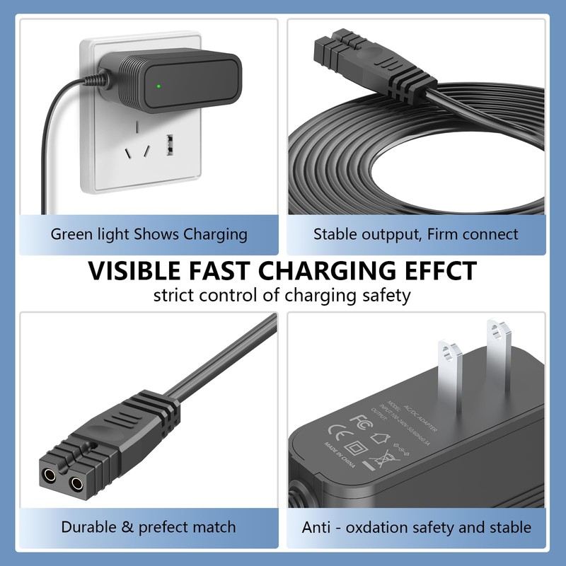 21.5V Charger for Handheld Pool Vacuums Compatible with Enhulk PCT403T