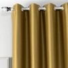 Amidoudou Luxurious Full Blackout Curtains | Gold | 2 Panels