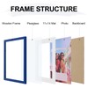 Vittanly 12x16 Picture Frame, Engineered Wood with Shatter Resistant Plexiglass,