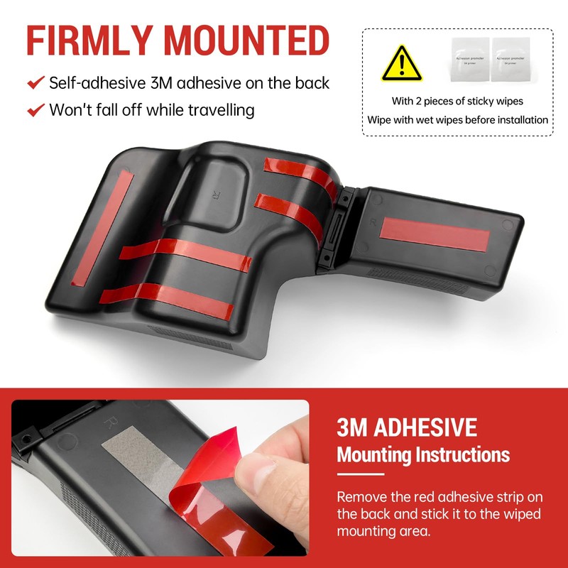 Utiiy Wheel Well Storage Bin Fit for 2018-2023 Jeep Wrangler