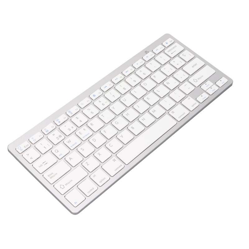 Wireless Keyboard Ultra Lightweight Ergonomic Compact Keyboard for IOS, for