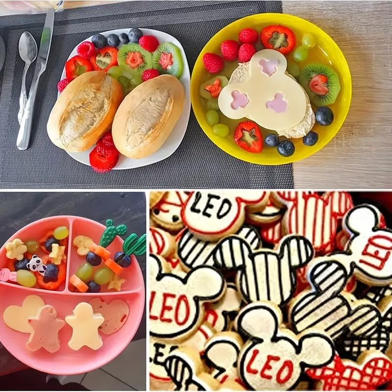 CHEFZOCO Sandwich Cutter Heart Shape Non-Stick Plastic and Stainless Steel