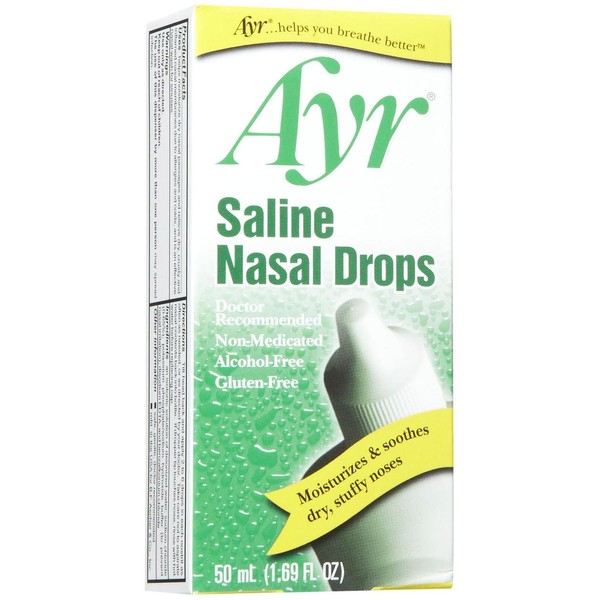 Ayr Saline Nasal Drops, 1.69 oz