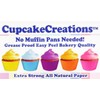 Red Cupcake Baking Cup Liners 32 Count by Cupcake Creations
