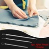 AYLIFU 3piece Large-Eyed Nylon Thread Knitting Needle Yarn Wool Needle