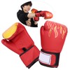 1Pair Universal Adult Boxing Glove PU Leather Sandbag Sanda Muay