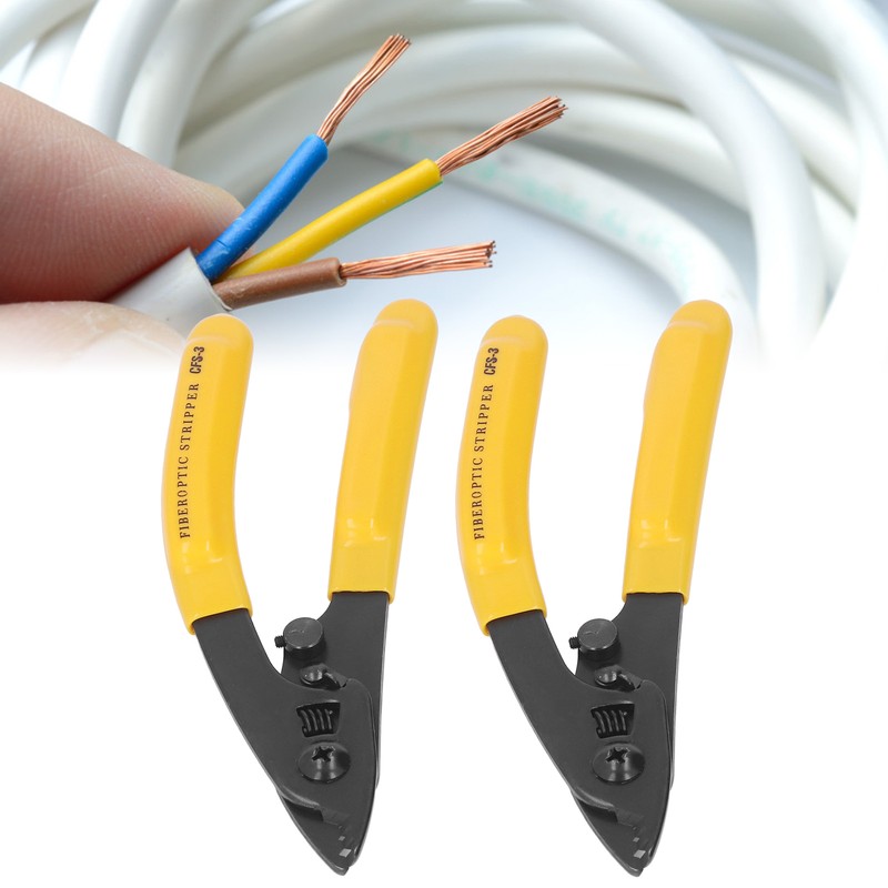 Fiber Optic Stripper 3 Port Hole 250μm Coating Stripping Power