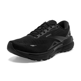 Brooks Women’s Adrenaline GTS 23 Supportive Running Shoe - Black/Black/Ebony - 7 Medium