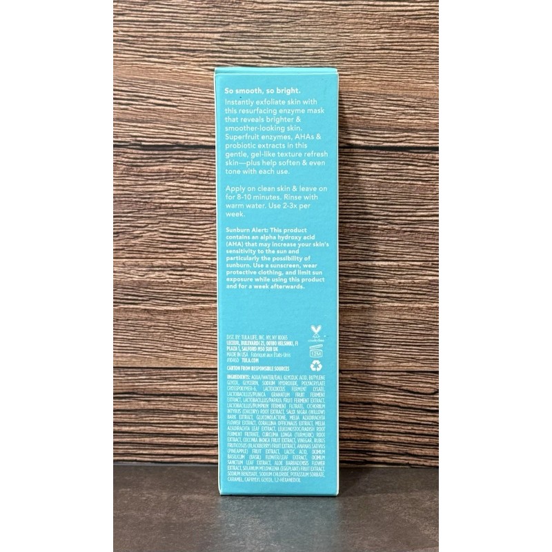 Tula So Smooth Resurfacing & Brightening Fruit Enzyme Mask 1.76oz