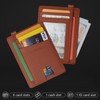 GADIEMKENSD Card Holder RFID Blocking Genuine Leather Slim Card Wallets,