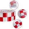 oupados 25m×5cm Reflective Warning Tape Tape Red and White Reflective