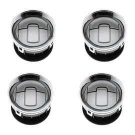 Front Interior Dashboard Louvre AC Heater Air Vent Duct Chrome Set for Ford F150 F-150 Lobo 09-14 Replaces 9L3Z-19893-CA CL3Z19893EA CL3Z-19893-EA 9L3Z19893AA 9L3Z-19893-AA 9L3Z19893CA, 4PCS