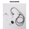 BLYLUND Kitchen Faucets with Soap Dispenser, Brushed Nickel Kitchen Faucet