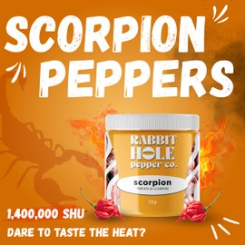 Rabbit Hole Pepper Scorpion Dried Pepper Pods (1,400,000 SHU)