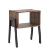 HOOBRO Nightstands Set of 2, Stackable End Table, Side Table,
