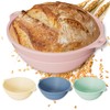 4 Pcs Upgraded Silicone Sourdough Bread Proofing Basket with Handles