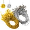 400 Pieces Christmas Ornaments Hangers with Snap Fastener, Precut Hanging