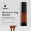 Carolina Cosmetics Base Maquillaje Tono Honey Origen Vegetal Hidratante Minimiza