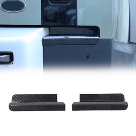 PIUGILH Rear Bumper Side Tail Light Lower Trim Compatible with Land Rover Defender 90 110 130 2020-2025 Accessories, Rear Bumper Taillight Lower Trim Cover, 2Pcs (Carbon Fiber)