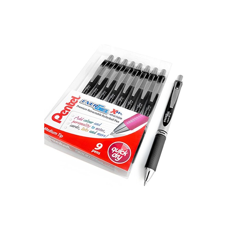 ENERGEL Pentel XM BL77 - Retractable Liquid Gel Ink Pen