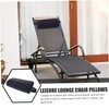 Mikinona Beach Chair Headrest Pillow Neck Protection Deck Chair Accessory