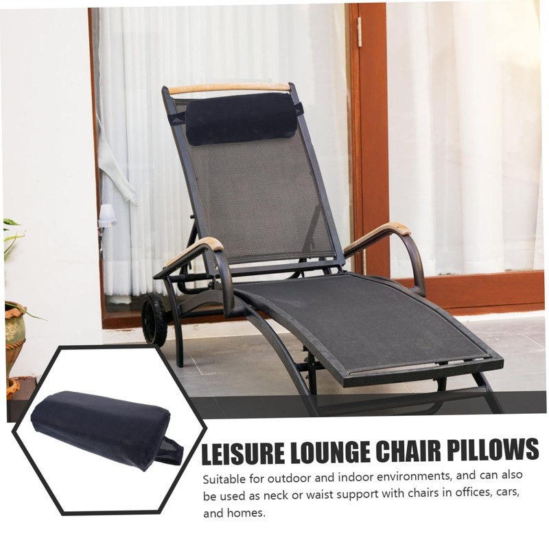 Mikinona Beach Chair Headrest Pillow Neck Protection Deck Chair Accessory