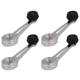 OCPTY Door Handles Window Crank Handle Driver Passenger Side Replacement fit for 1982-1996 for Ford for F-250 XL 4pcs