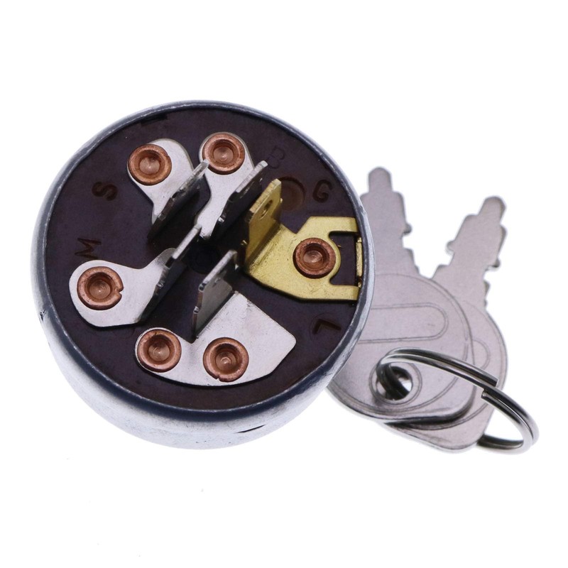 TCINDRR Ignition Key Switch 045898 AM119111 1754250 Compatible with Zero