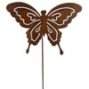 Flower Bed Stake Butterfly 28 x 15 cm Garden Flower Pot Stake Decorative GTT J133