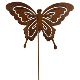 Flower Bed Stake Butterfly 28 x 15 cm Garden Flower Pot Stake Decorative GTT J133