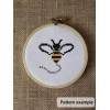 Unbranded Counted Cross Stitch Bee Bumblebee Pattern