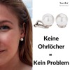 Traveller Women's Clip Earrings, 10 - 20 mm, Various Colours,