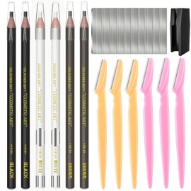Waterproof Eyebrow Pencils Brow Pencil Set For Marking, Filling And Outlining, Tattoo Makeup And Microblading Supplies Kit-Permanent Eye Brow Liners In
