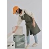 LeafIn WGZ Women's Long Length Apron with Pockets, H-Type, Buckle,