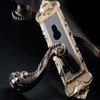 Eapmic Antique Gold Privacy Door Security Entry Handle Lock Mortise