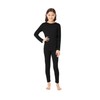 Kids Heat Baselayer Set,Black,X-Large