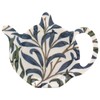 The Leonardo Collection William Morris Willow Bough Teabag Tidy For Kitchen & Home | British Designed Durable Tea Bag Tidy | Tea Bag Dish For Used Tea Bags | Teabag Dish With Modern Design