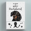 Global Designs Walkies Dachshund Themed Wall Hung Lead Hook Dog