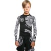 Hardcore Training Kids Rash Guard Compression Base Layer Tights No
