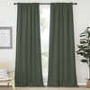 NICETOWN Bedroom Blackout Curtain Panels - (Dark Mallard Color) 52