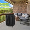 Rilime Fire Pit Cover Propane Fire bowl Column for Ninja