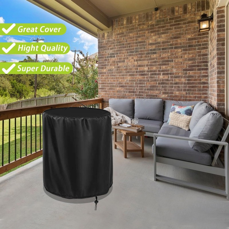 Rilime Fire Pit Cover Propane Fire bowl Column for Ninja