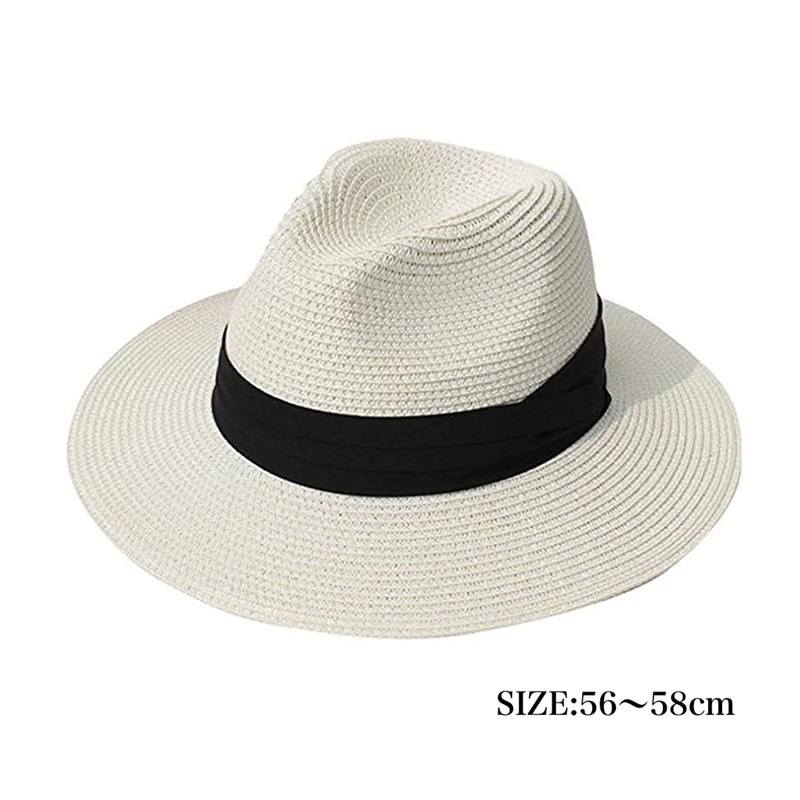 Fieldlabo Panama Hat, Medium Folding Hat, Straw Hat, Light Blocking,
