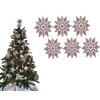 Christmas Tree Decoration Baubles Snowflakes Droplet Garland Heart Set 35pc