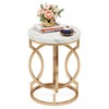 LITTLE TREE Round End Table, Side Accent Table for Living